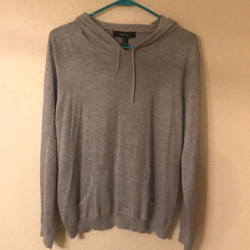 Forever 21 gray hoodie.